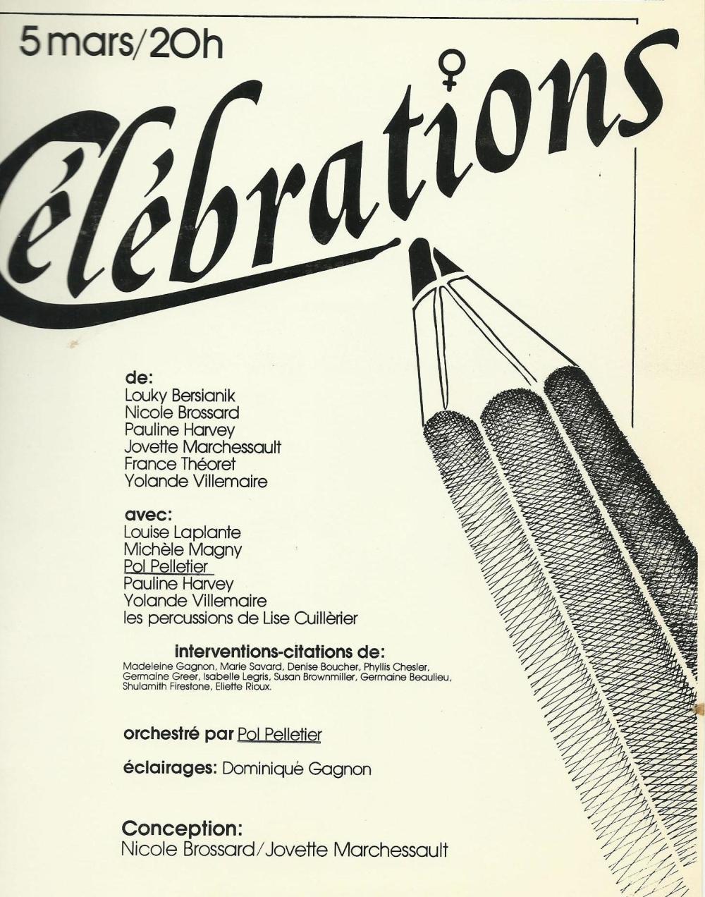 5 mars 1979- Célébrations au TNM